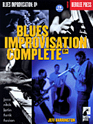 BLUES IMPROVISATION COMP B FLAT Book with Online Audio Access cover